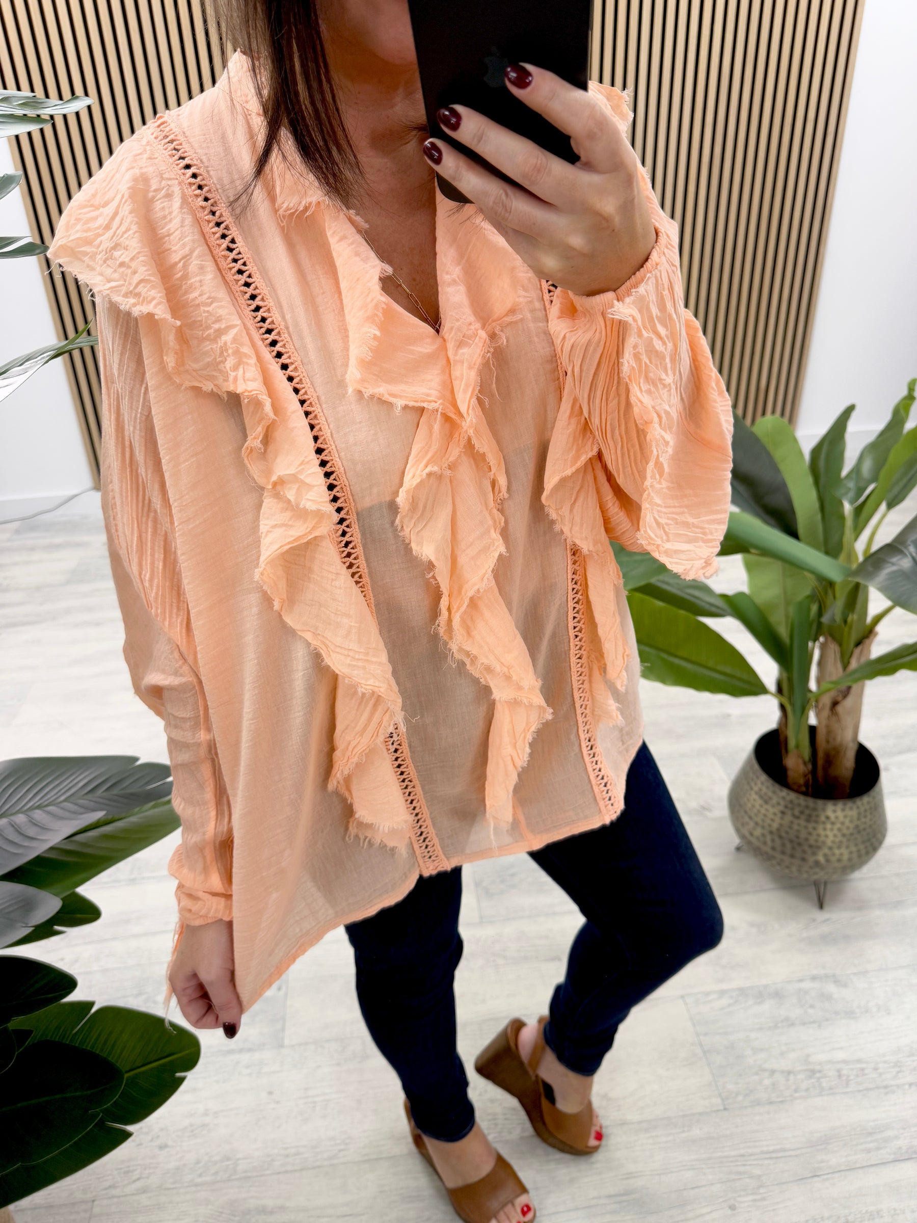 The Waterfall Frill - Tangerine