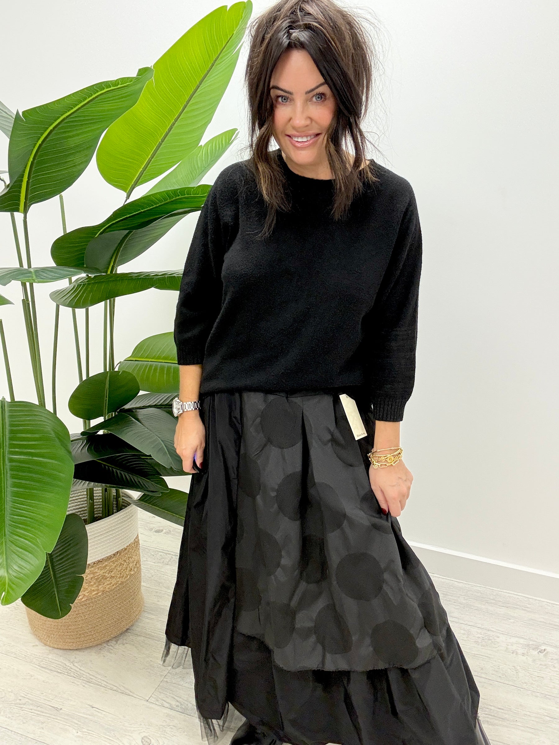 The Cosmo Tulle Hem Skirt