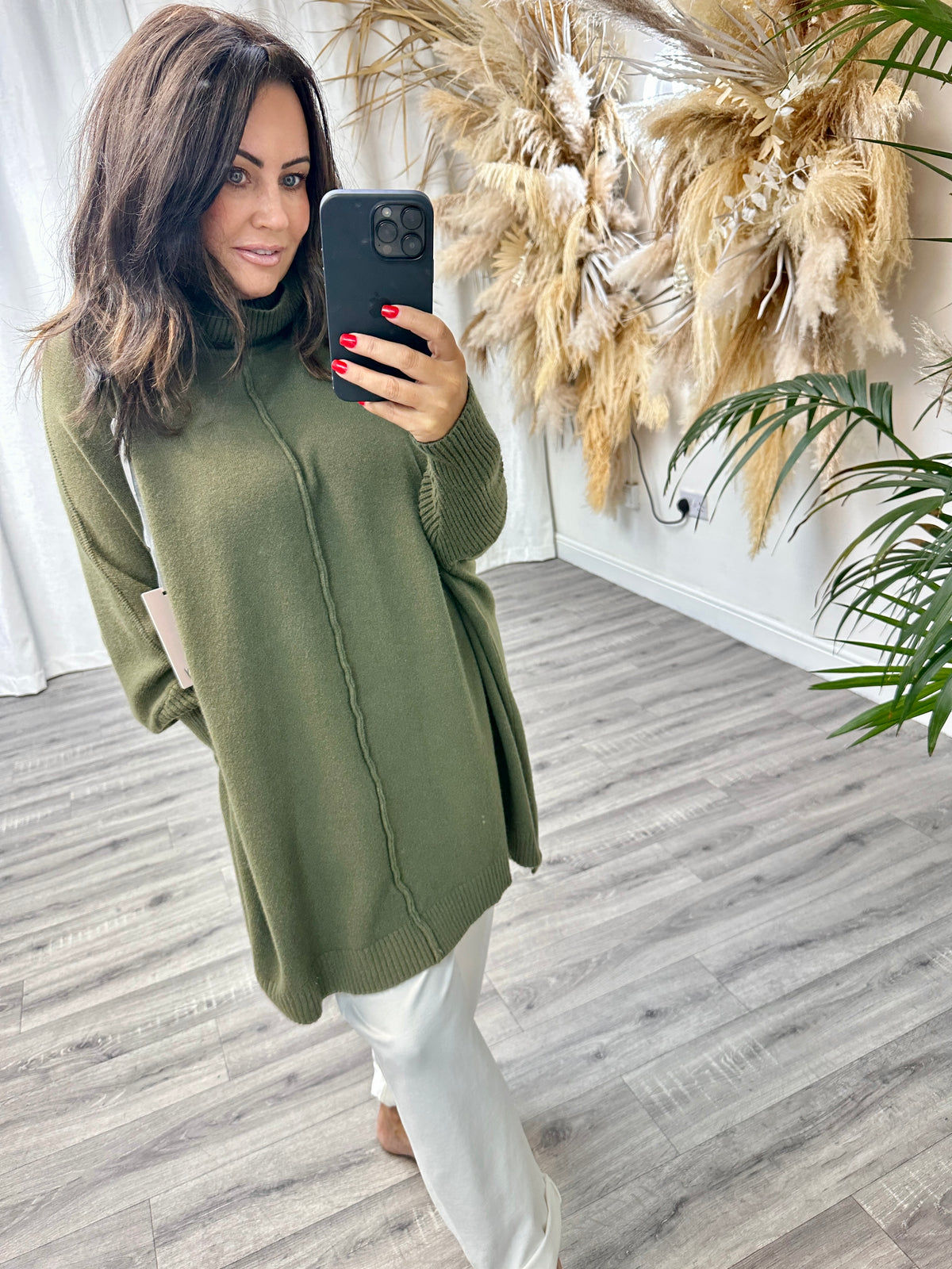 The Esme Soft Knit - Khaki