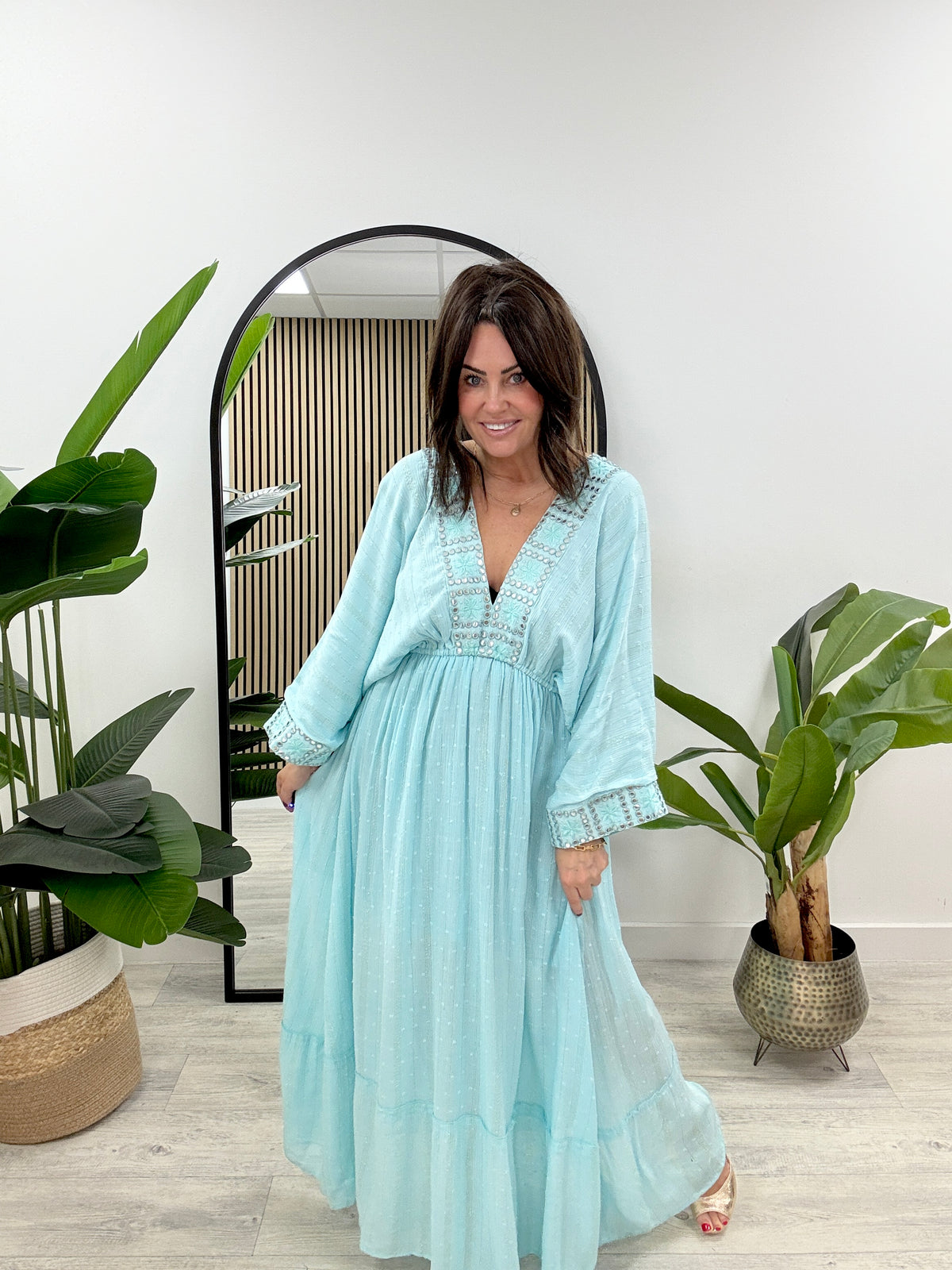 The Jasmine Maxi - Turquoise