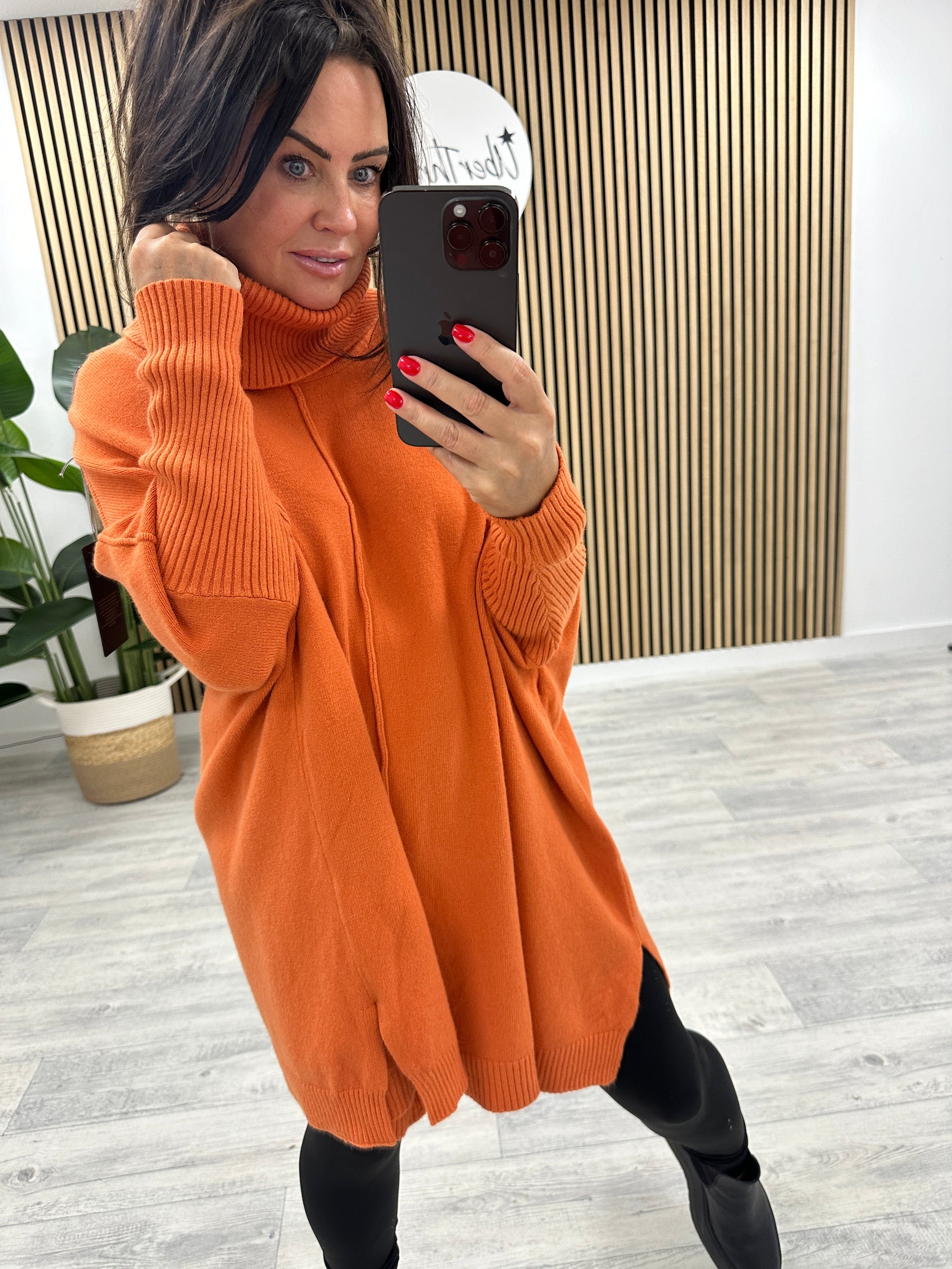 The Esme Soft Knit - Pumpkin