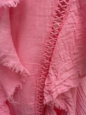 The Waterfall Frill - Baby Pink