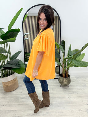 Heidi Swing Tunic - Tangerine