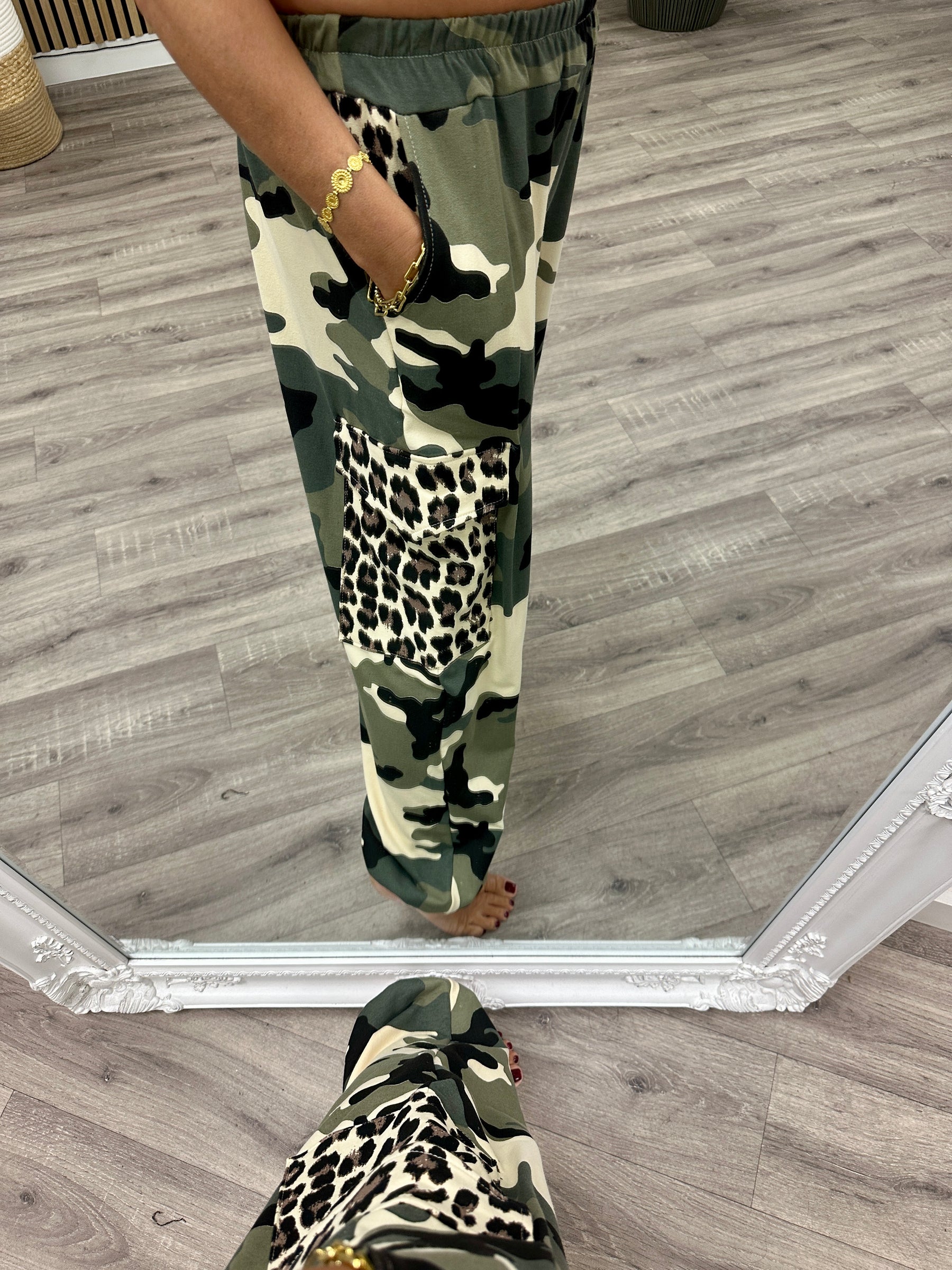 The Dalton Jersey Cargo Joggers - Animal/Camo