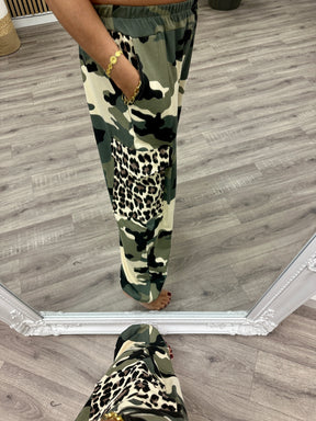 The Dalton Jersey Cargo Joggers - Animal/Camo