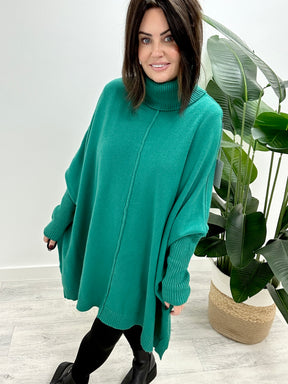 The Esme Soft Knit - Emerald Green