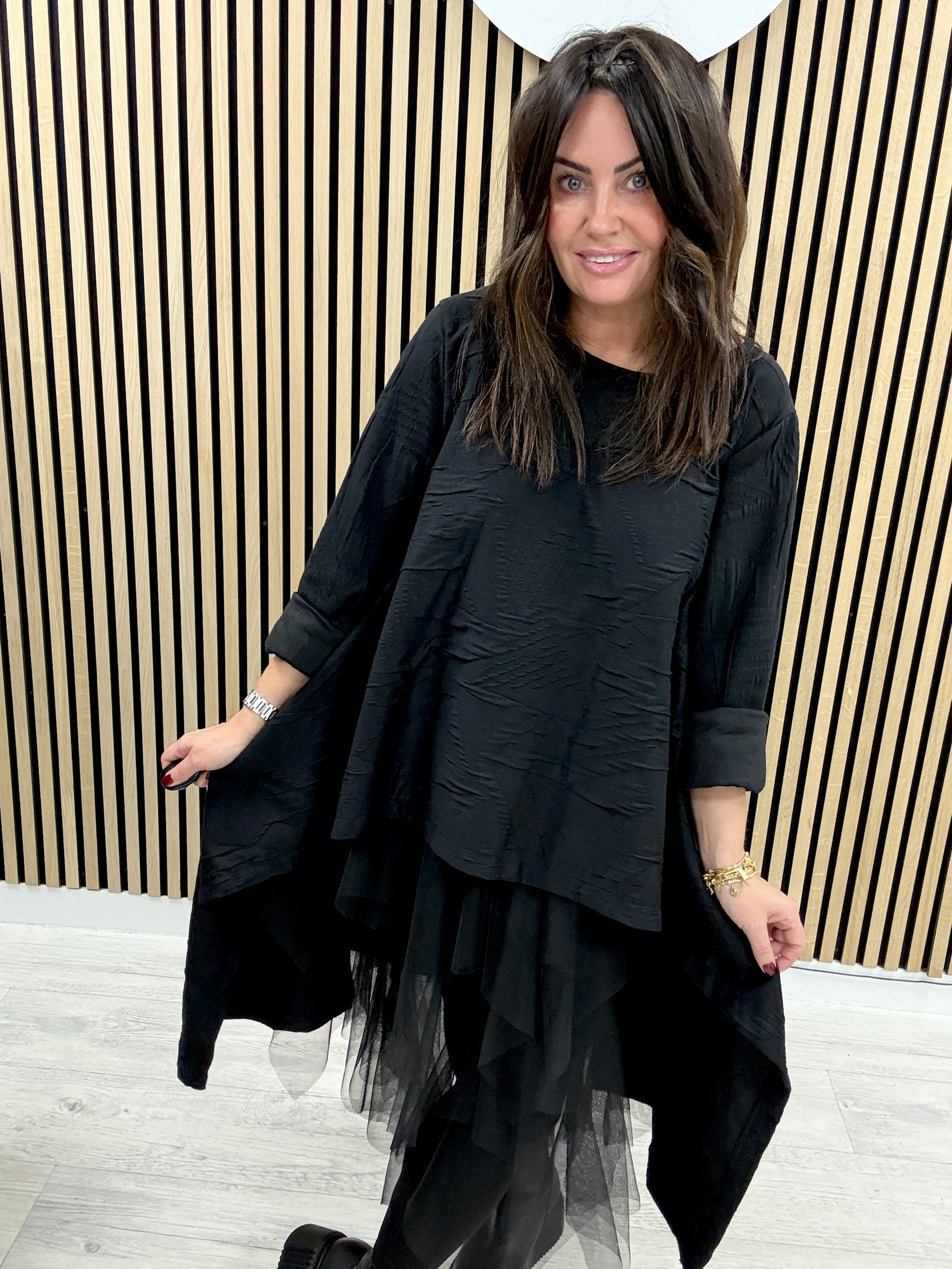 The Layering Tulle Skirt - Black