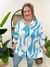 The Luxor Linen Mix Shirt - Turquoise