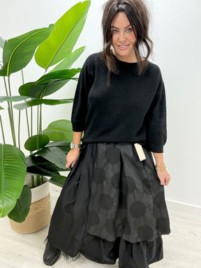 The Cosmo Tulle Hem Skirt