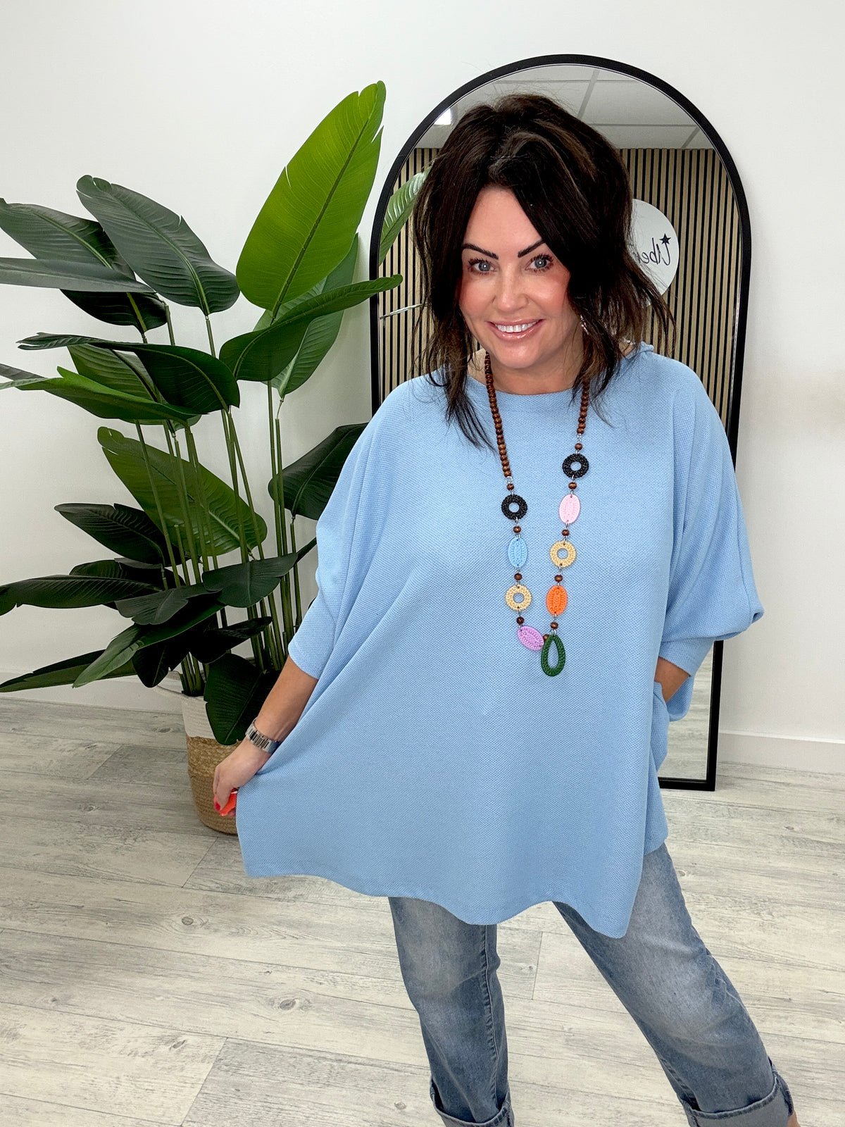 The Braxton Tunic - Baby Blue