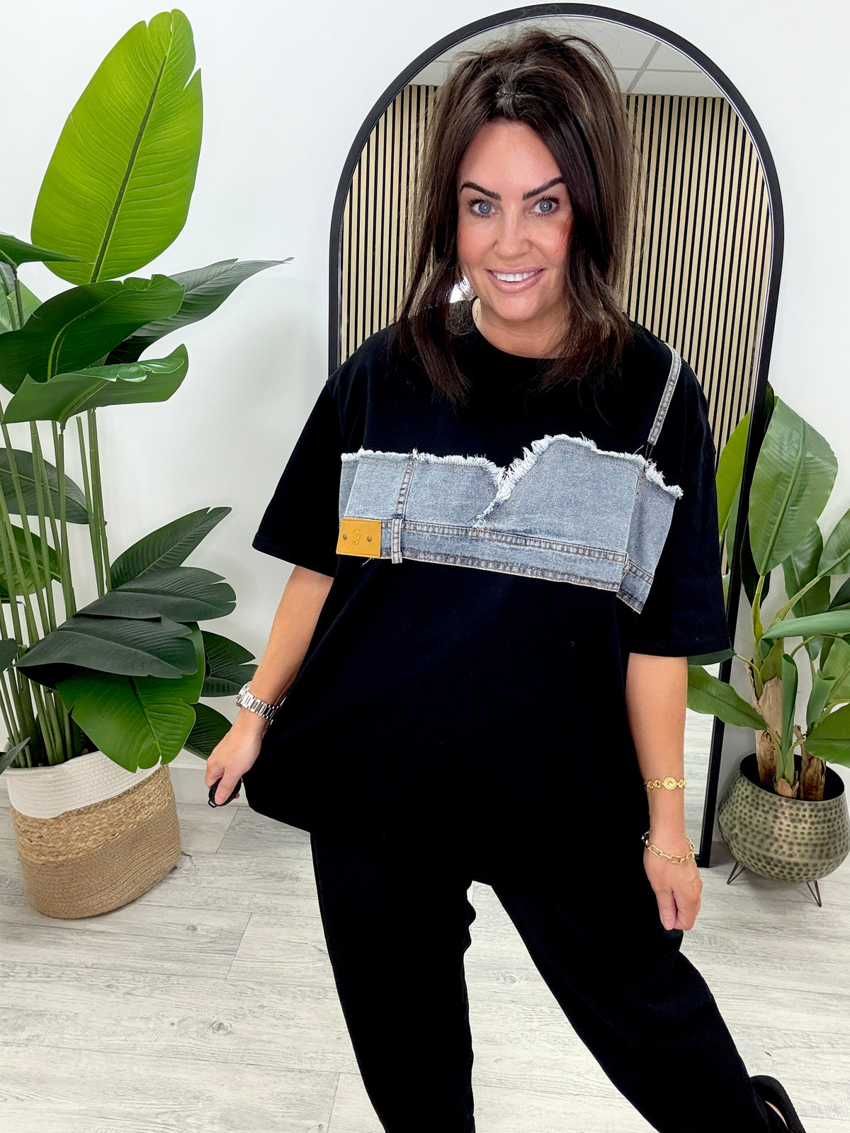 The Frayed Denim Quirky Tee