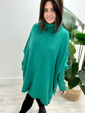 The Esme Soft Knit - Emerald Green