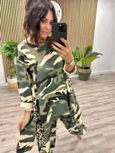 The Dalton Jersey Cut Out Tunic  - Camo/Animal