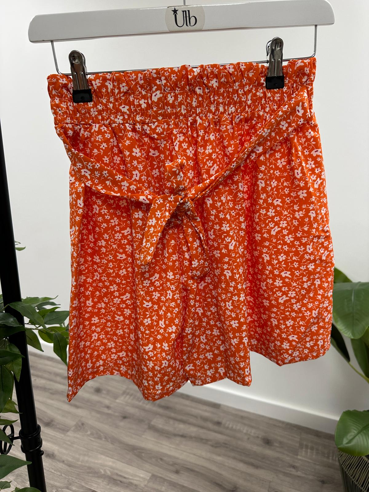 Ditsy Shorts - (small/medium)