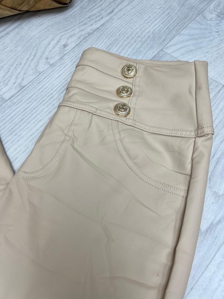 The Military Leggings - Cream